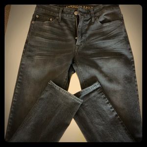 American Eagle Men’s Black Slim Jeans 30x32